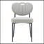 Chaises de salle à manger rembourrées en cuir de qualité supérieure avec rembourrage haute résilience et pieds en métal durables (ensemble de 2)-1884903515
