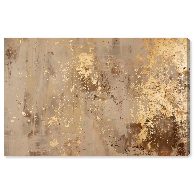 Gilded Dust Canvas by Art Remedy, Wrapped Canvas, 36" H x 54" W, Wrapped Canvas