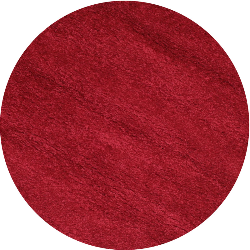 Tapis contemporain marron, Rond 8 pi