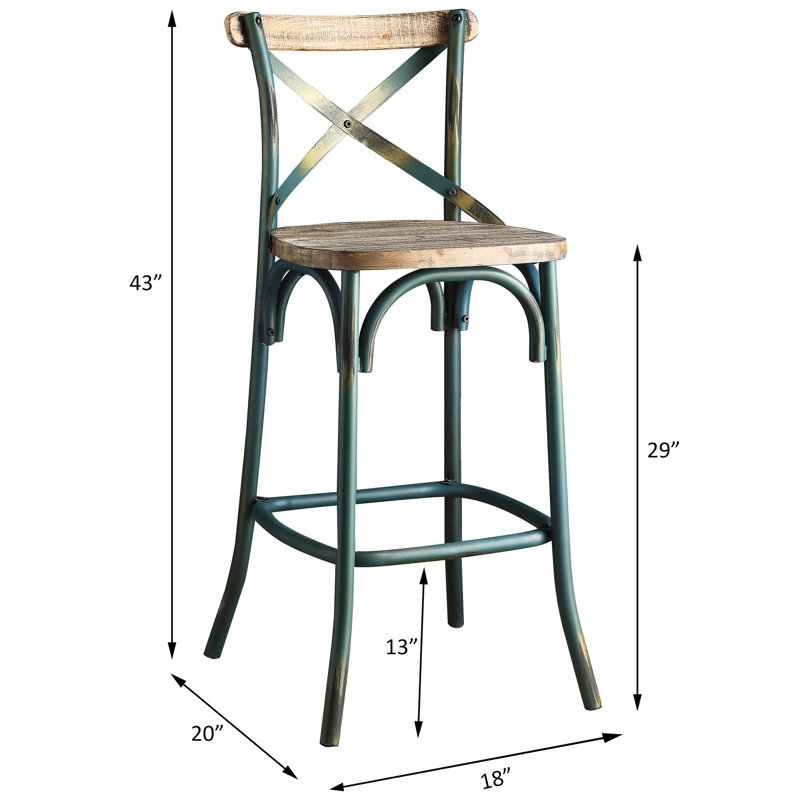 Chaise de bar haute sans accoudoirs Vintage Industrial