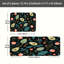 Avocat et motif floral, 2 tapis de cuisine antidérapants-1506455926