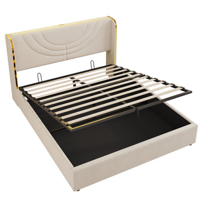 Upholstered Ottoman Storage Bed