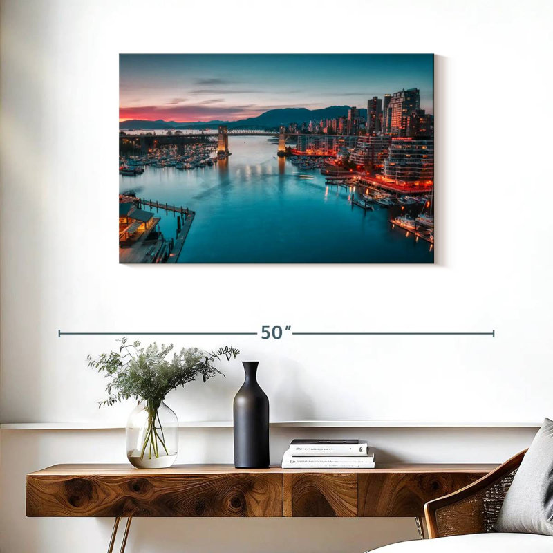 Tergel Vancouver Waterfront Skyline, 24" H x 36" W
