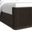 Picket House Furnishings Sutton Grand lit UPH avec tissu blanc en brun foncé-1300429438