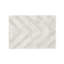 Ensemble de tapis pour salle de bain à chevrons touffetés 100% coton 1990 GSM Branston Premium avec envers en latex antidérapant, certifié OEKO-TEX®, super absorbant et lavable à la machine, ivoire-1746857166-1796198697