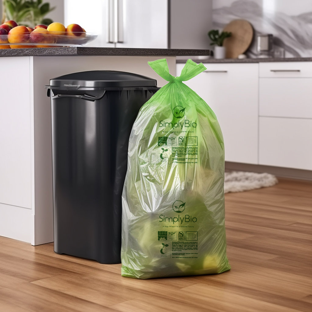 Code M 200 Count 12 Gallon, 45 Liter Trash Bags Compatible with simplehuman  Code M