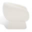 Fauteuil demi-tonneau en polyester 30,7 po Genata-731110784