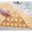 Tapis de bain antidérapant Tpe orange clair 30 po x 17 po