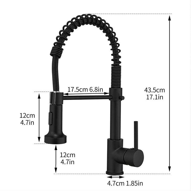 HHK HOME Pull Down Kitchen Faucet