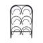 6 Bottle Tabletop/Countertop Wine Bottle & Glass Rack in