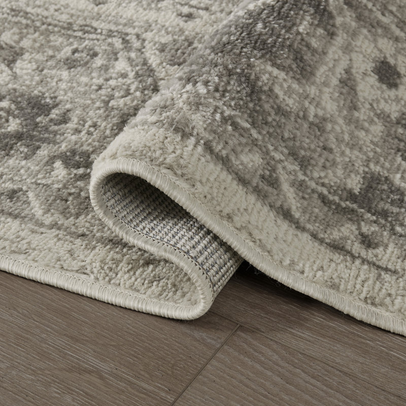 Overbrook Tiled Border Area Rug, Rectangle 8' x 10'