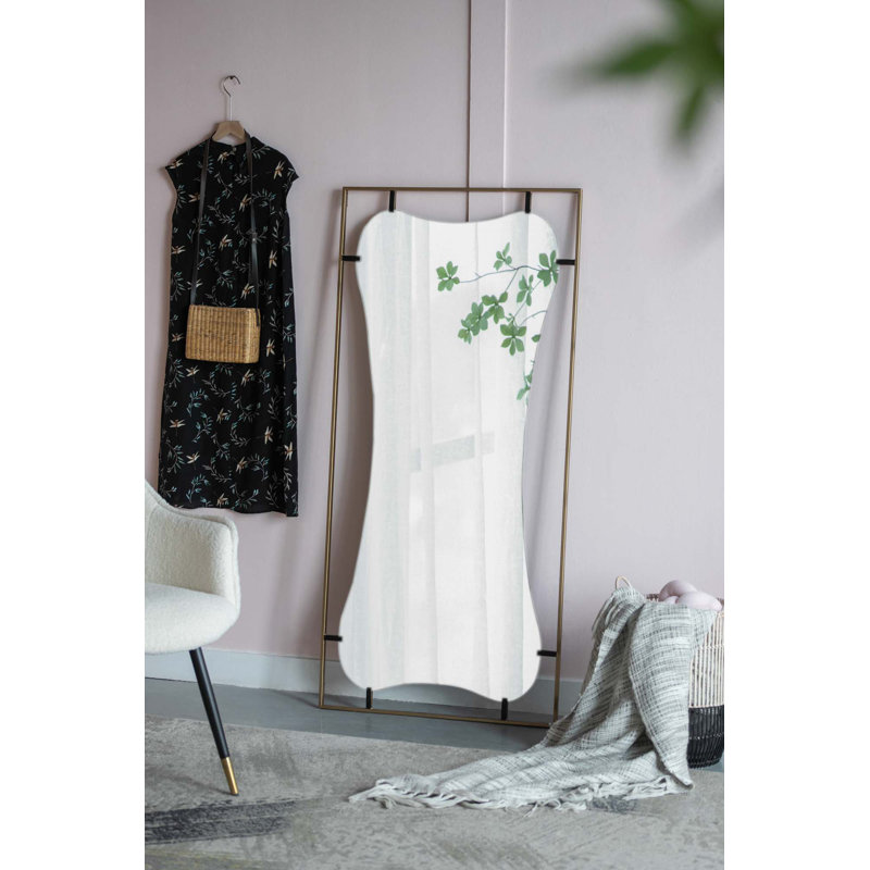 Miroir coquelicot 28 po x 60 po, décoration murale