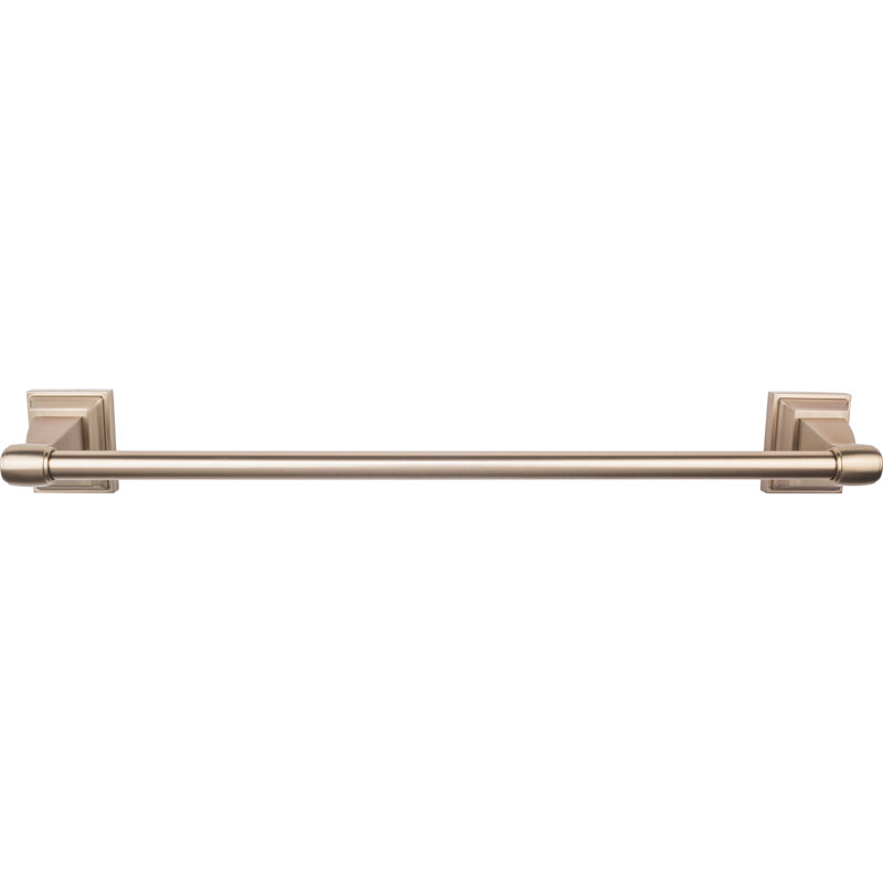 Stratton Bath Single 26" Wall Mounted  Towel Bar, Brushed Bronze