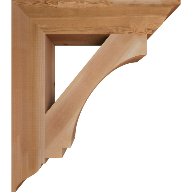 Imperial Traditional Bracket, 34" H x 5.5" W x 30" D, Western Red Cedar (Smooth)