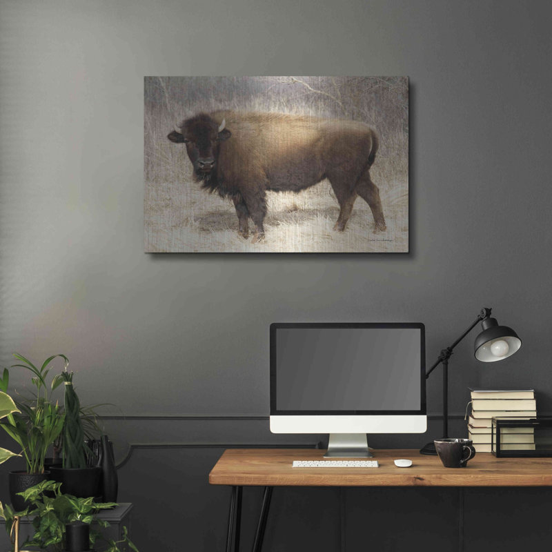 " American Bison I " by Debra Van Swearingen, 24" H x 36" W