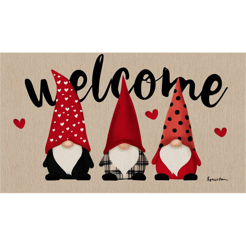 Paillasson en PVC durable pour Noël, 15,7 po x 27,6 po | Matériau 100% PVC, antidérapant | Conception festive des Fêtes, parfaite pour une utilisation intérieure et extérieure, facile à nettoyer, ajoute de la joie à votre entrée de maison