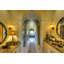 67" Hammered Copper Double Slipper Bathtub