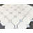Thassos Natural Stone Octagon and Dot Mosaic Floor Use Tile