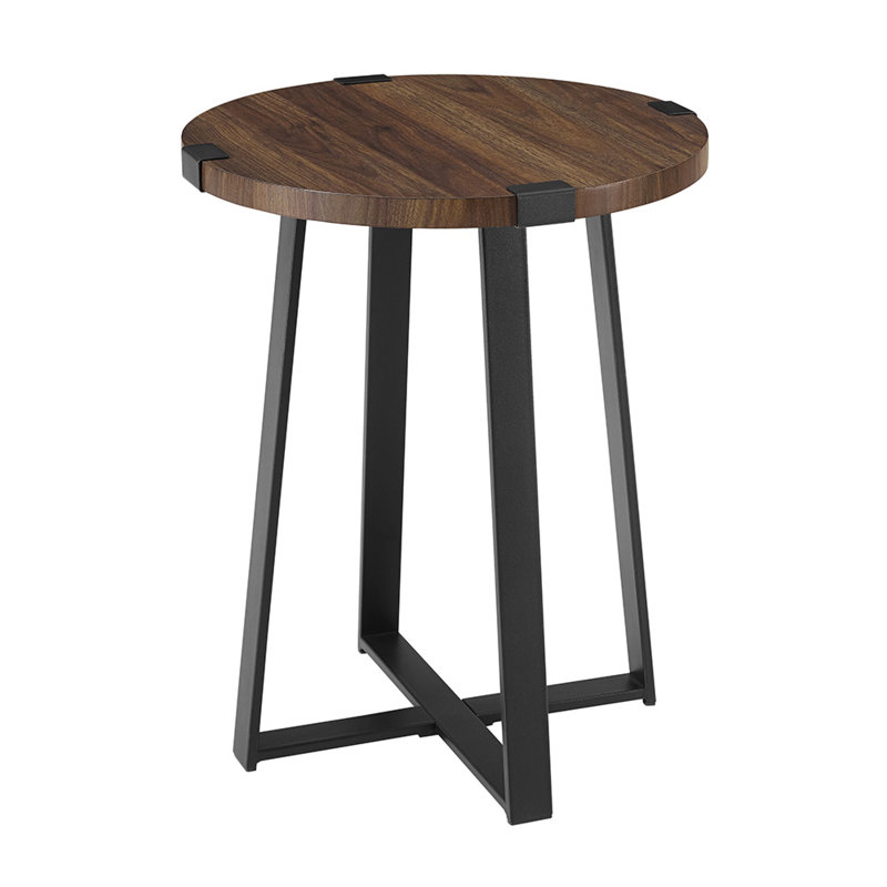 Valley Sled End Table, Dark Walnut