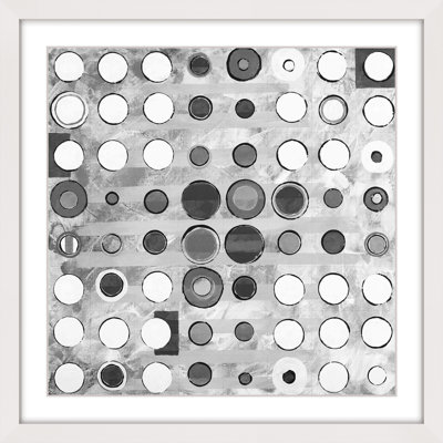 « inconsistent cercles », reproduction d’art encadrée