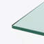 Table basse en verre transparent