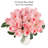 Rose Artificial Flowers - 24Pc Real Touch 11.5-Inch Fake Flower Set with Stems-230600281