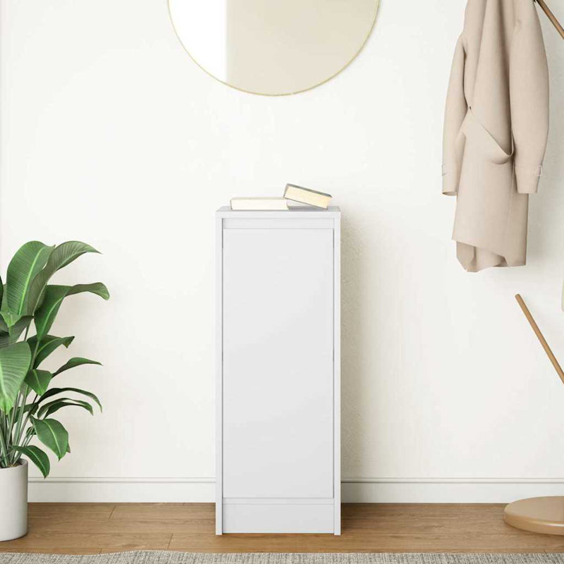 Sideboard 29.5X34x76 Cm Engineered Wood, White