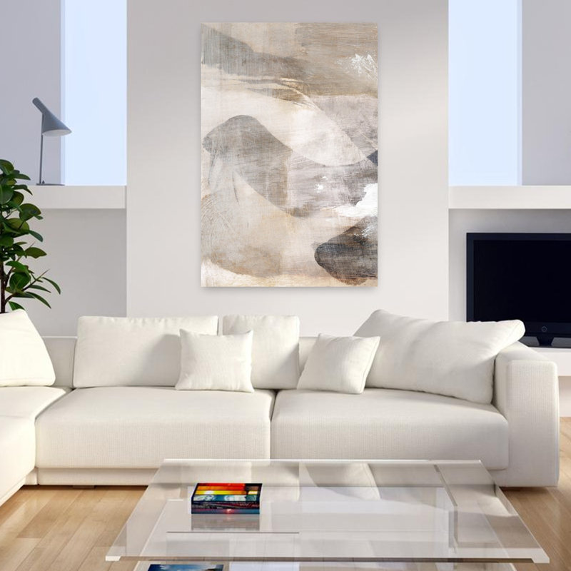 Art contemporain contemporain abstrait, H 48 po x l 32 po