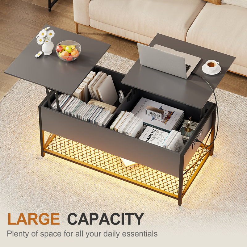 Table basse Bolatice, Gris
