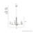 Gatz 6 Light Chandelier Ceiling Light Fixture-78567067