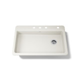 Riverby 33" L x 22" W Top Mount Single Bowl Kitchen Sink