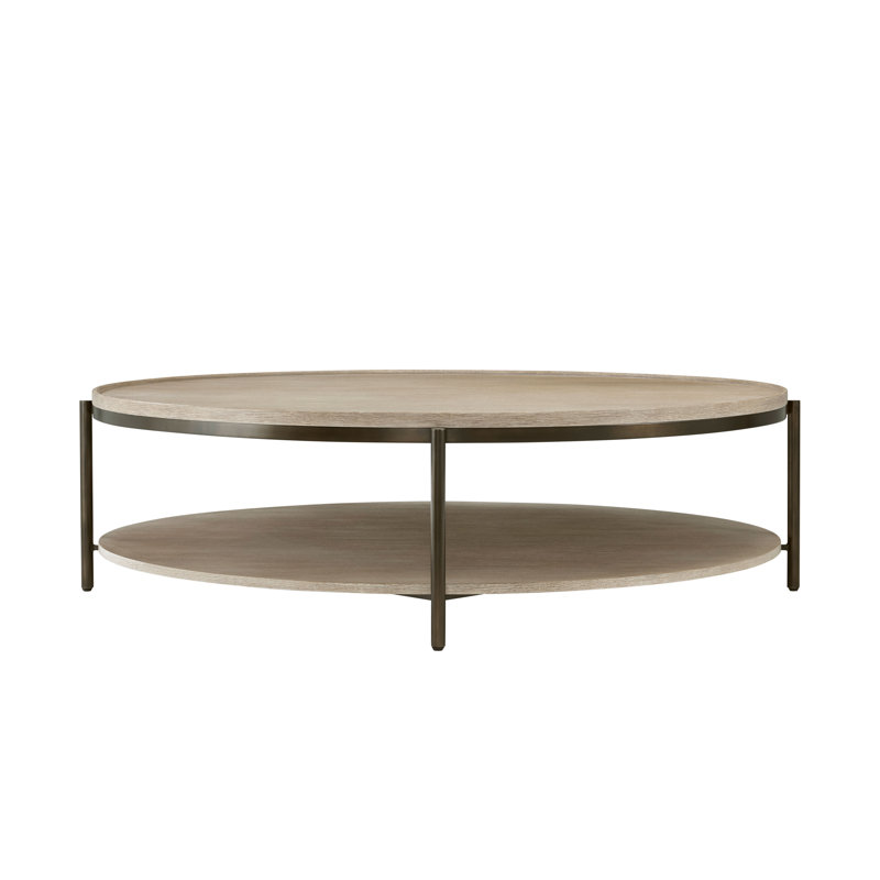 Repose Solid Wood Coffee Table, Gray