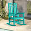 Chaise berçante surdimensionnée d'extérieur en PEHD-1894421839