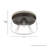 Hunter Devon Park Onyx Bengal And Barnwood 3 Light Flush Mount Ceiling Light Fixture-63338216