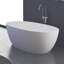 Baignoire de trempage autoportante de 63 po x 31 po