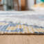 Tapis bleu en laine Joppatowne-1611382063