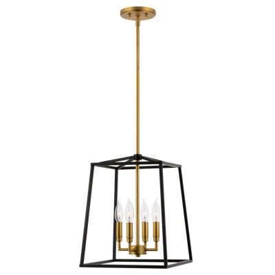 Lustre géométrique à 4 lumières Cenaida