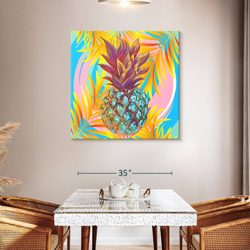 Ananas de palmier tropical Yarlin, H 39 po x l 39 po