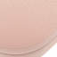 Banc de rangement repose-pieds ovale en flanelle avec pieds en métal - rose (43,5 po x 16 po x 16 po)-129759687-129759688-129759690