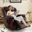 Power Lift Recliner Chair Dual Motor, Electric Leather Recliner for Elderly with Heat and Massage-256013572