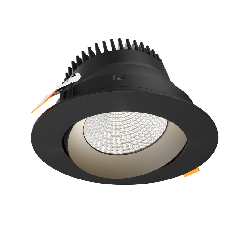 Plafonnier à cardan de 6 po Revolve, Black