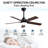 Felicitas 42'' Ceiling Fan with LED Lights-977036153-977036135