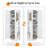 Tall Bathroom Storage Cabinet, Freestanding Storage Cabinet With Hook And Adjustable Shelf