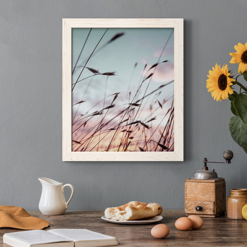 Falls Park Sunset - Photographie de cadre photo sur toile, H 31,5 po x l 23,5 po x P 1,5 po, Blanc
