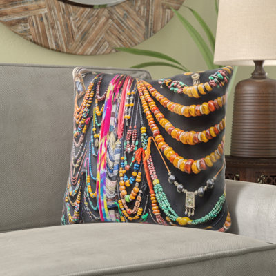 Nessa Outdoor Reversible Throw Pillow