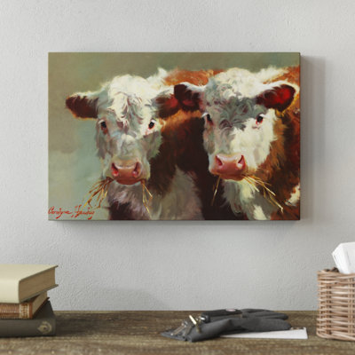 Babson Cow Belles by Carolyne Hawley - Painting
