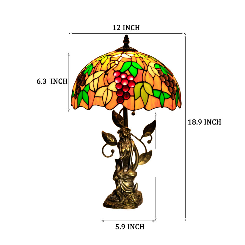 Lampe de table en résine Brinda