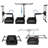  Black Wall Mount for Holds up to 175 lbs