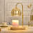 Candle Warmer Lamp with Timer Dimmer Adjustable Height for Home