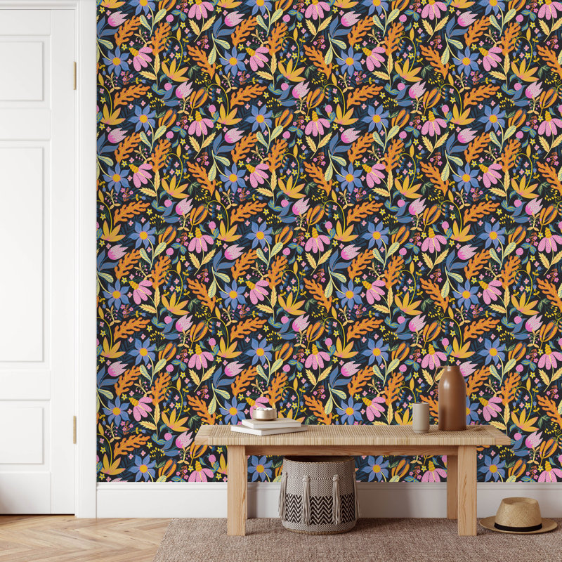 Panneau de papier peint, L 18,75 po x L 25 po, Vinyle
